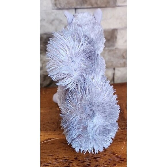 Aurora NUTTY Gray Squirrel Plush Mini Flopsie 6" Realistic Animal Grey Stuffed - Picture 5 of 10